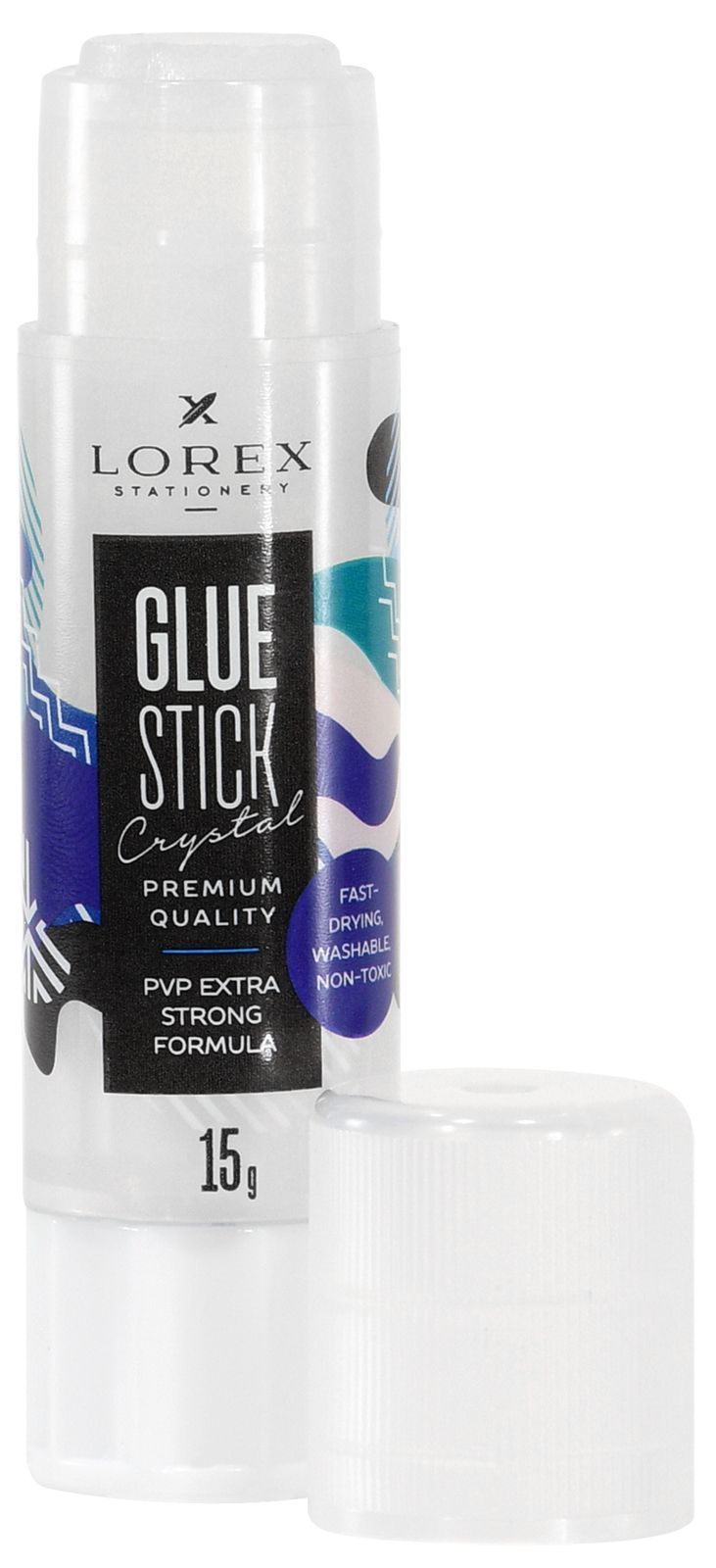 Клей-карандаш прозрачный LOREX 15 г