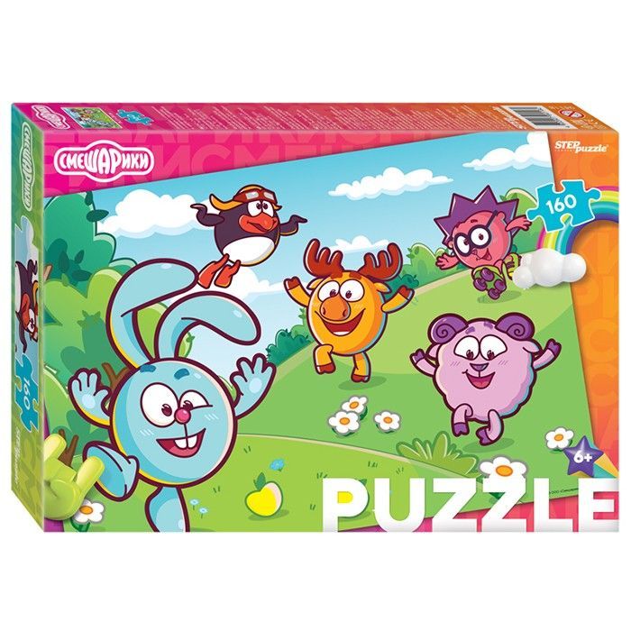 Обложка товара «Мозаика "puzzle" 160 "Смешарики (new)" (Мармелад Медиа)»