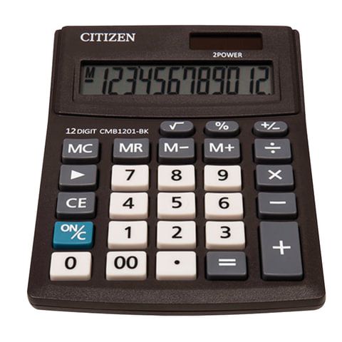 Калькулятор настольный Citizen Business Line CMB, 12 разр., 100*136*32мм,