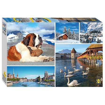 Обложка товара «Мозаика "puzzle" 3000 "Швейцария"»