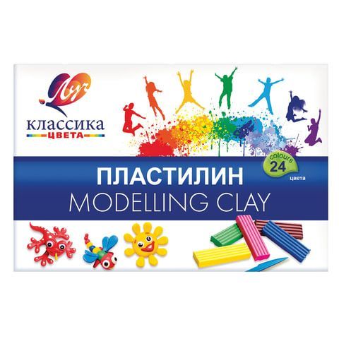 Обложка товара «Пластилин Луч "Классика" 24 цветов»