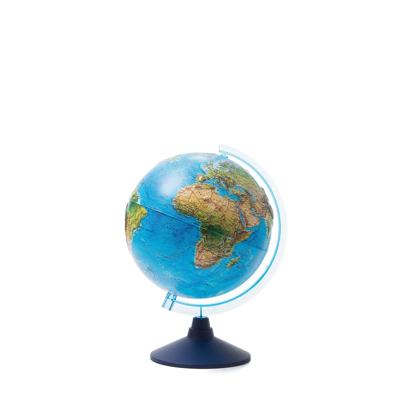Глобус Земли ландшафтный 250мм.Рельефный  Классик Евро