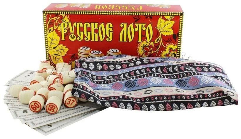 Русское лото в картонной упаковке