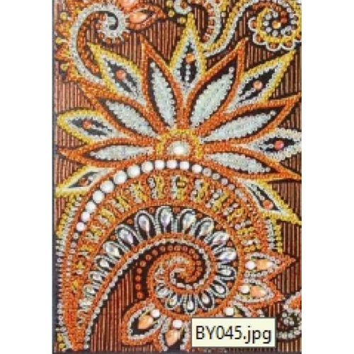 Набор для творчества Алмазная мозаика Пейсли,  В составе: ежедневник 14х21см 56 стр. в линейку недат