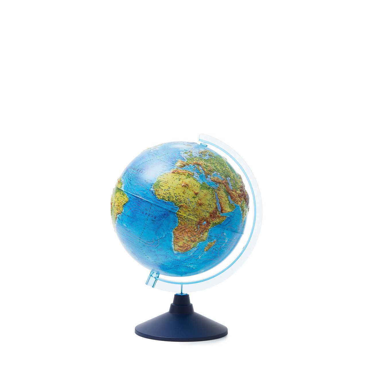 Глобус Земли физический 250мм.Рельефный  Классик Евро