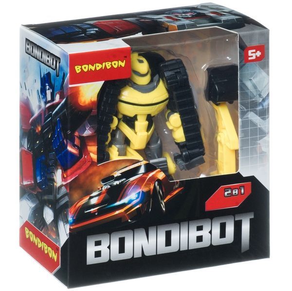 Трансформер 2в1 BONDIBOT робот-экскаватор, Bondibon
