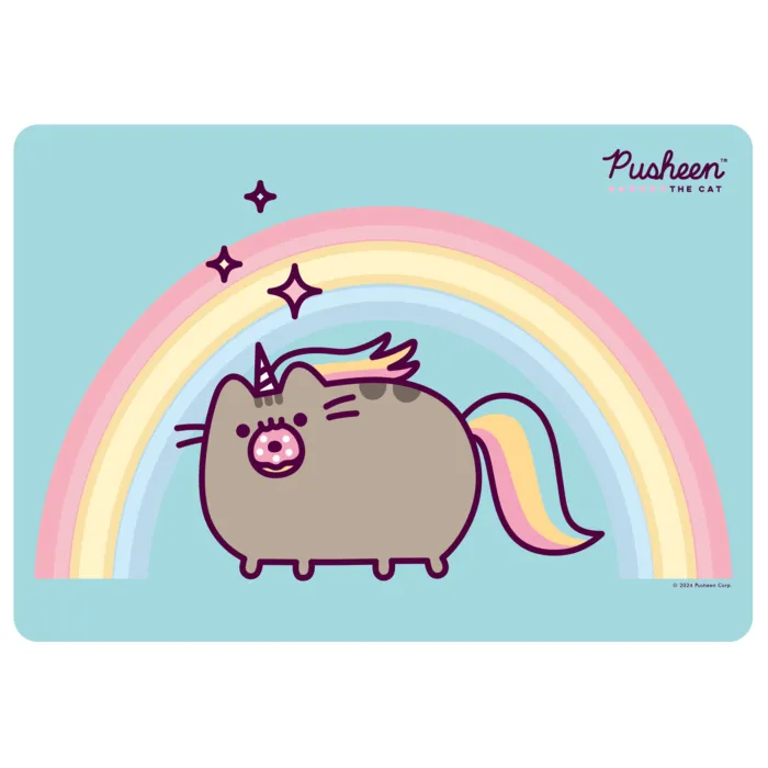Подкладка на стол д/лепки и рисования А4. -Pusheen-