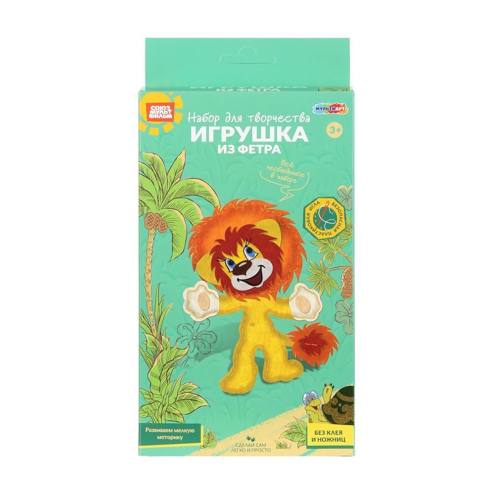 Обложка товара «Игрушка из фетра СОЮЗМУЛЬТФИЛЬМ львенок МУЛЬТИ АРТ»
