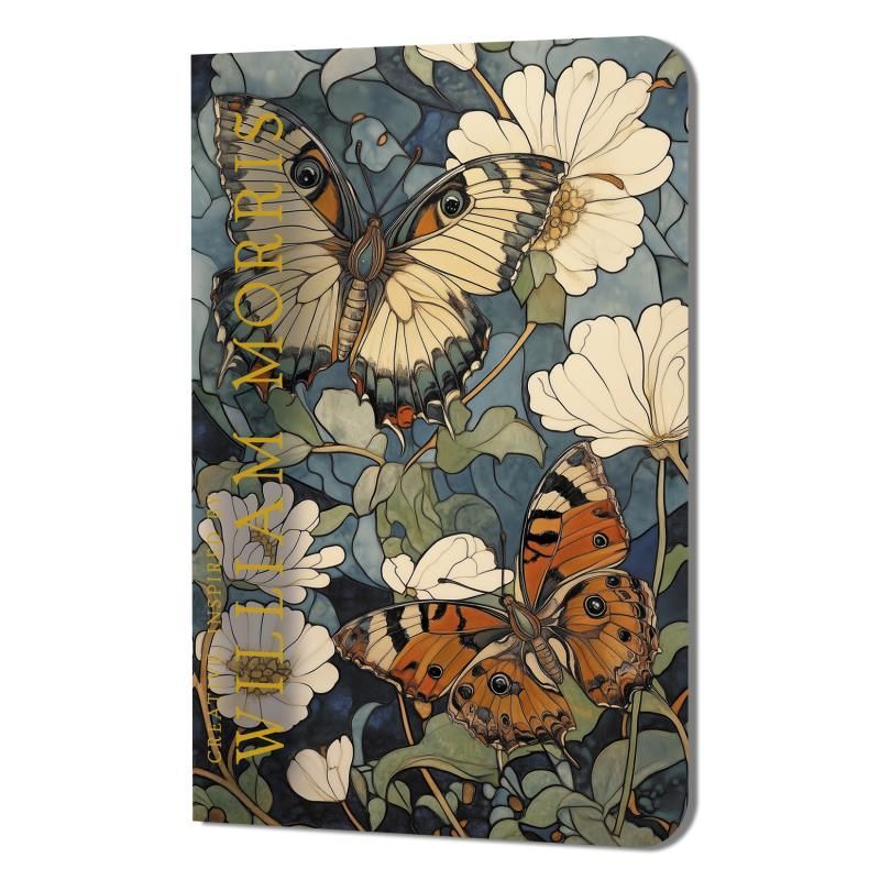 Обложка товара «Блокнот Creative. Inspired by William Morris (пионы с бабочками)»