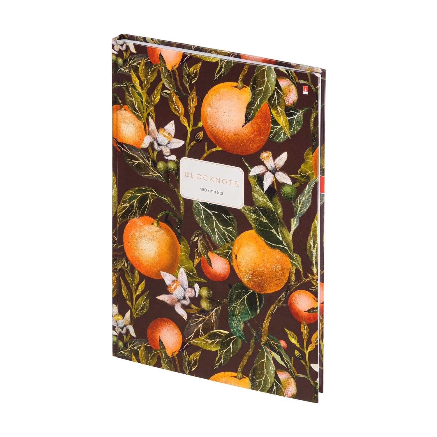Обложка товара «БЛОКНОТ-ПРЕСТИЖ А4. 80 листов "FLORA.PARADISE.ORANGES"»