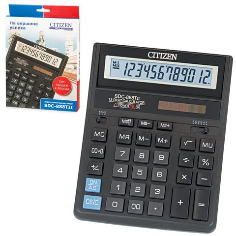Калькулятор CITIZEN SDC-888TII ,12разрядный