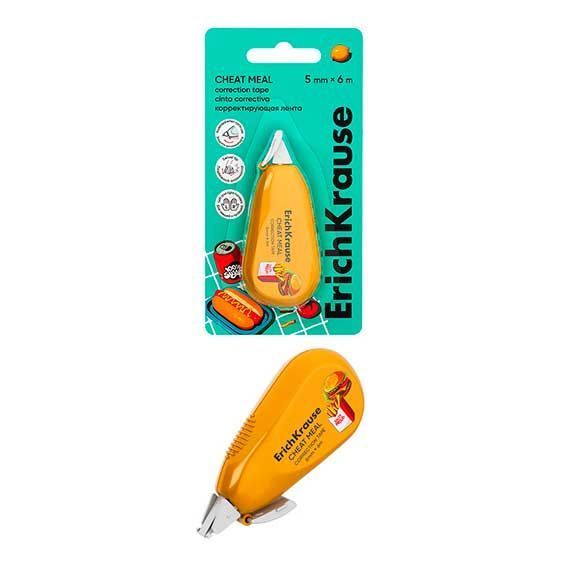 Обложка товара «Корректирующая лента ErichKrause EasyMask Flip Cheat Meal, 5мм х 6м, желтый »