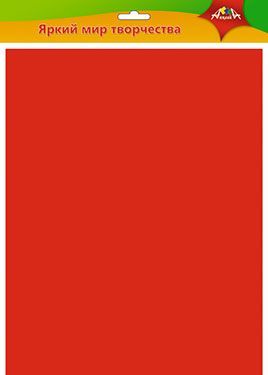 Фетр 500х700 мм Красный, 1 мм ПЭТ