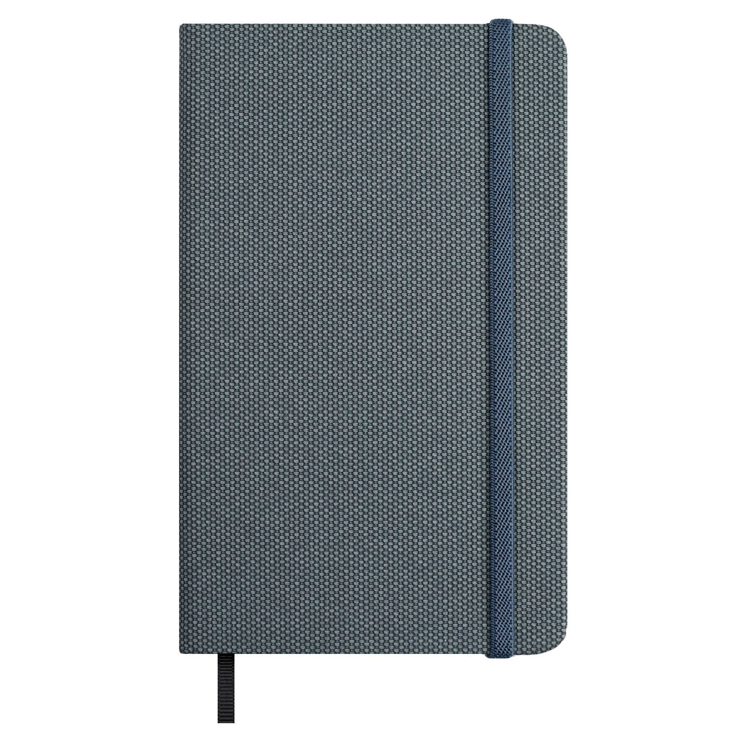 Записная книжка  ESCALADA, А6, 120 л., ПИКЕ СЕРО-ГОЛУБОЙ