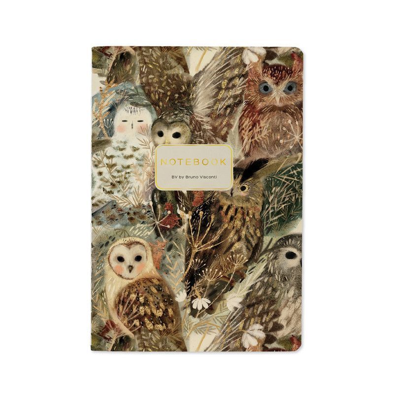Обложка товара «ТЕТРАДЬ А5, Bruno Visconti "FAUNA.Волшебные совы", 40л. линейка»