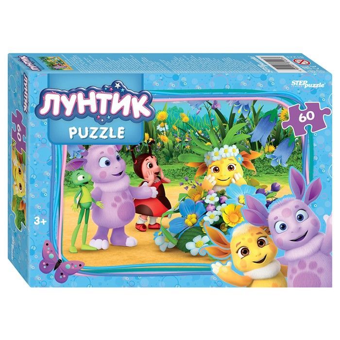 Обложка товара «Мозаика "puzzle" 60 "Лунтик (new 1)" (Мельница)»