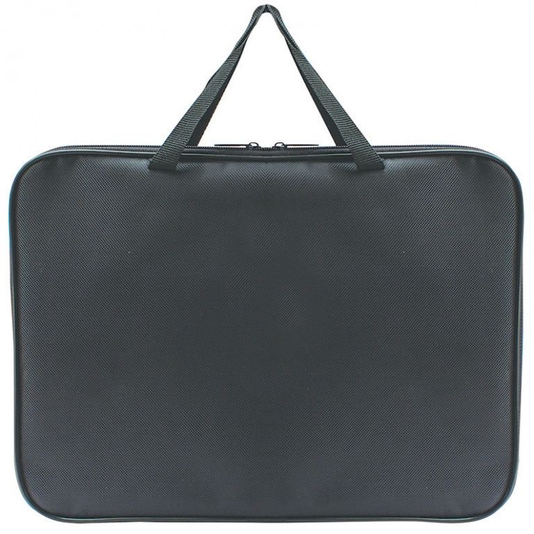 Папка офисная А2  ткань,  СЕРАЯ