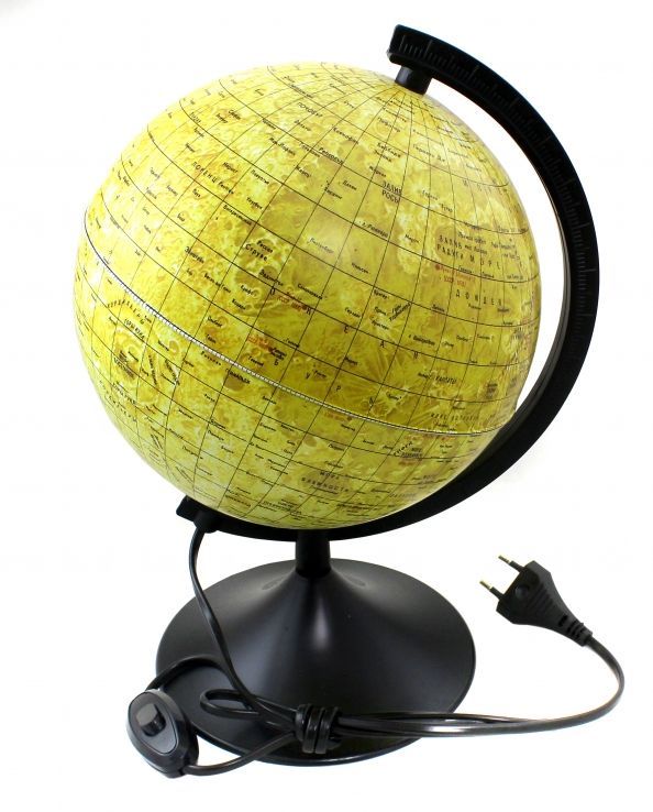 Глобус Луны 210 мм. с подсветкой Серия Классик