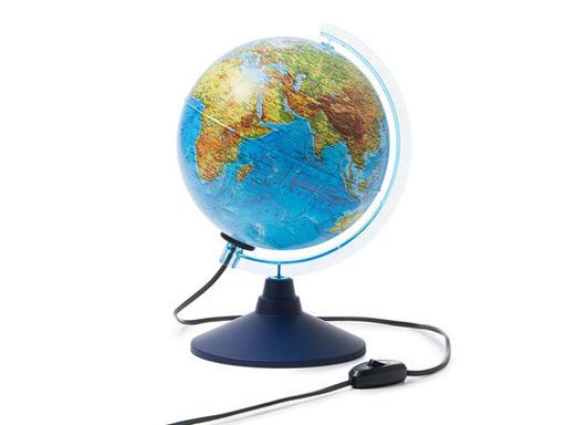 Интерактивный глобус Земли физико-политический 210 мм. с подсветкой INT12100298