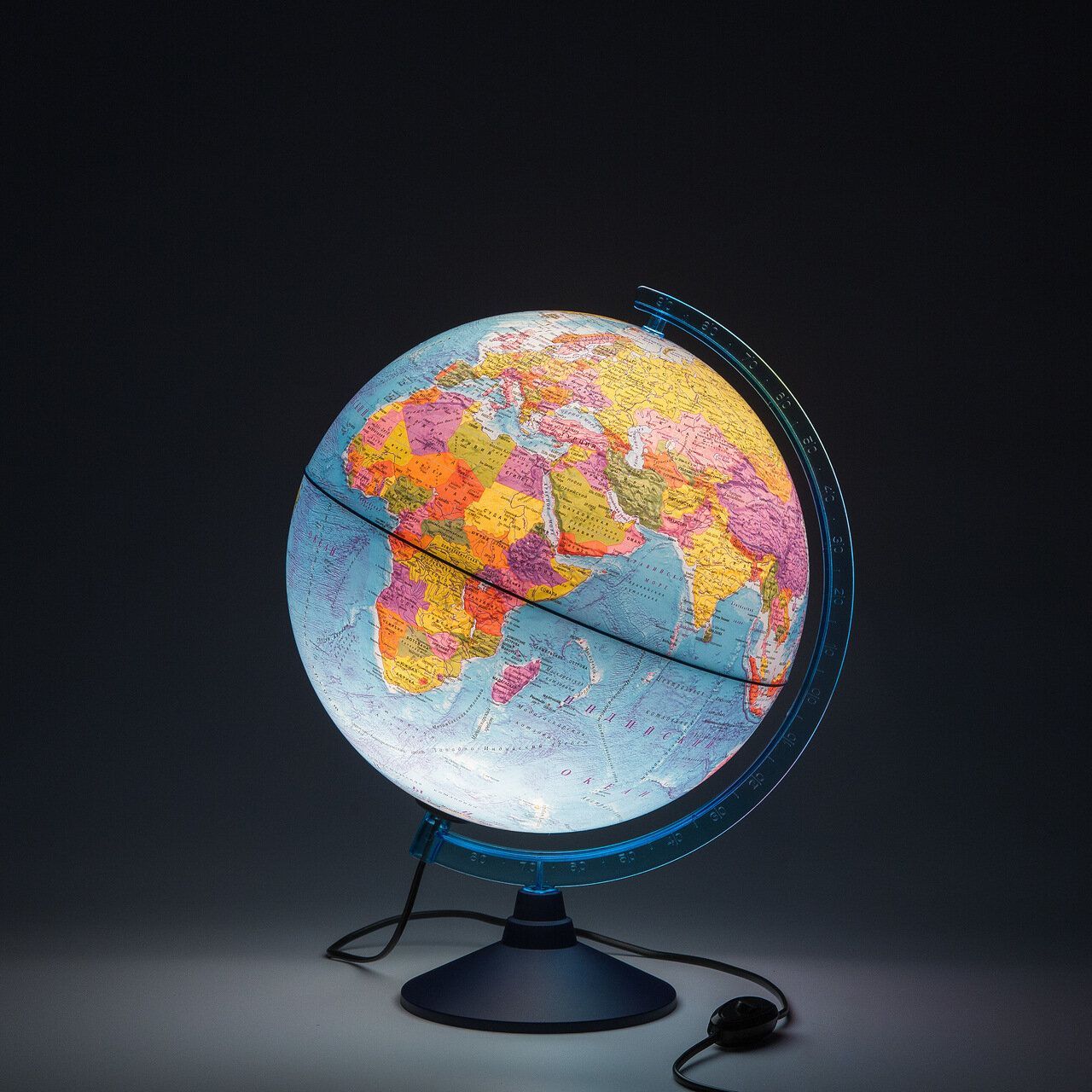 Глобус Земли политический 320 мм.с подсветкой Классик Евро