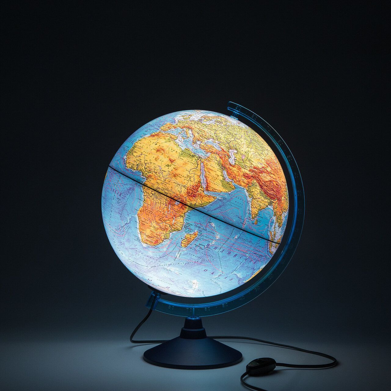 Глобус Земли физический 320мм.с подсветкой Классик Евро
