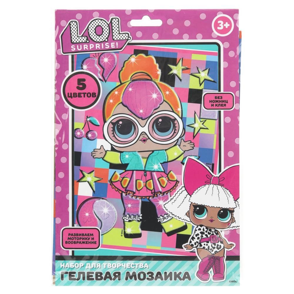 Обложка товара «Гелевая мозаика 17x23 см ЛОЛ lol МУЛЬТИ АРТ »
