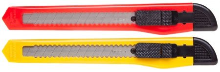 Обложка товара «Нож Канцелярский Hatber X-BLADE 9мм PUSH-LOCK »