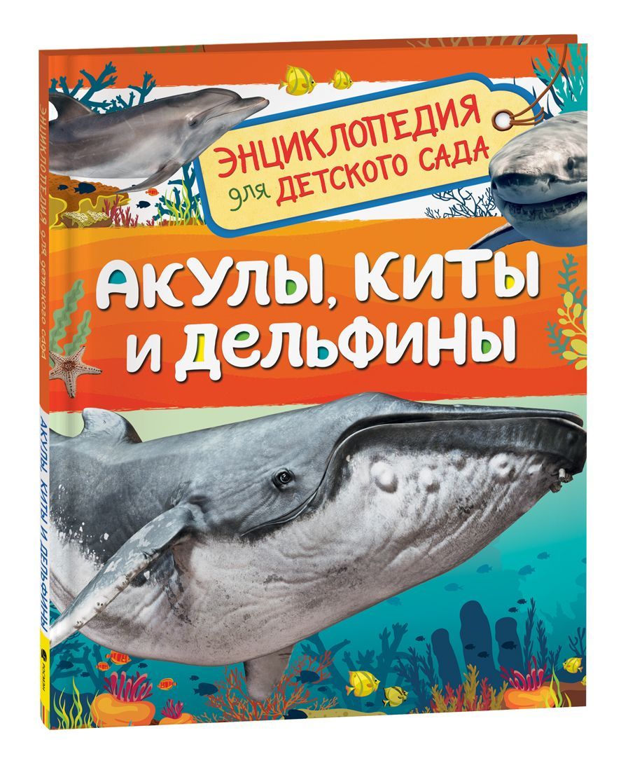 Обложка товара «Энциклопедия для детского сада. Акулы, киты и дельфины »