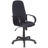 Кресло руководителя Бюрократ CH-808AXSN/#B, PL, ткань черная 