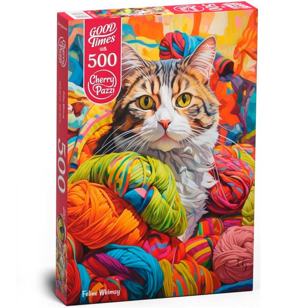 Обложка товара «Пазл 500 дет. Кошачий каприз, Cherry Pazzi»