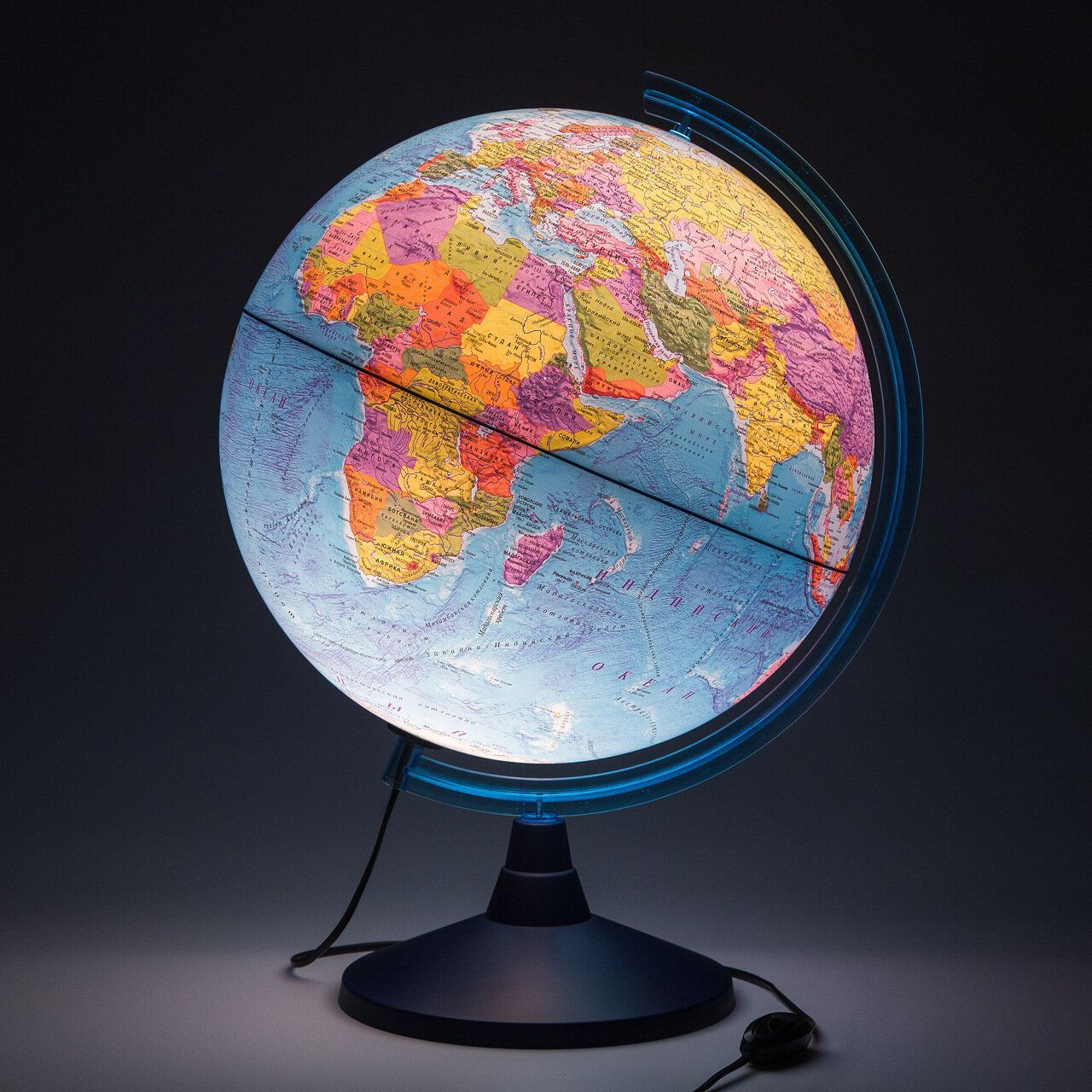 Глобус Земли политический 400 мм.с подсветкой Классик Евро