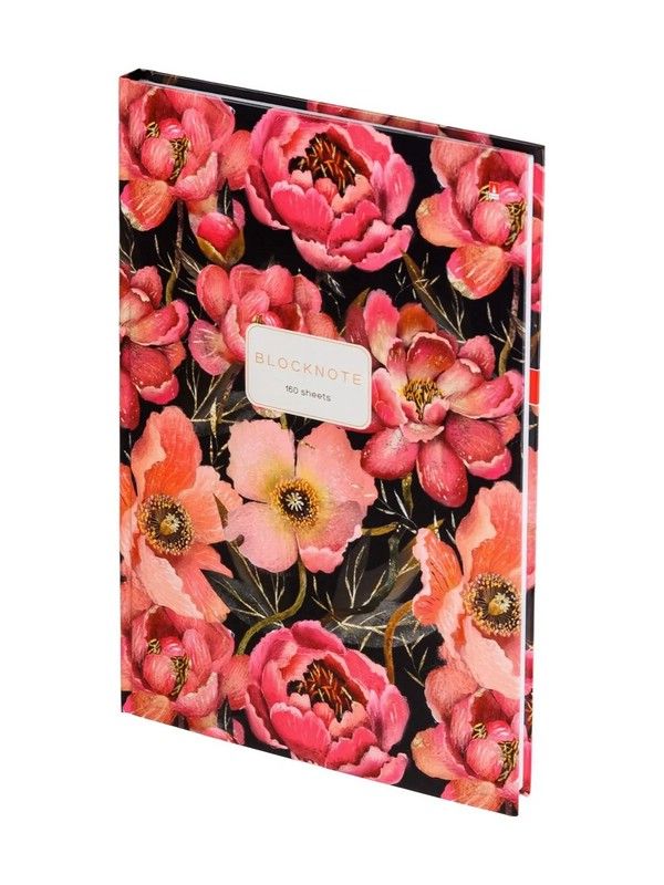 Обложка товара «БЛОКНОТ-ПРЕСТИЖ А4. 80 листов "FLORA.PINK BLOSSOM"»