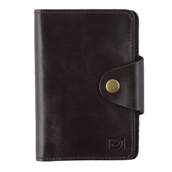 Обложка для паспорта с RFID-защитой Титан коричневый
