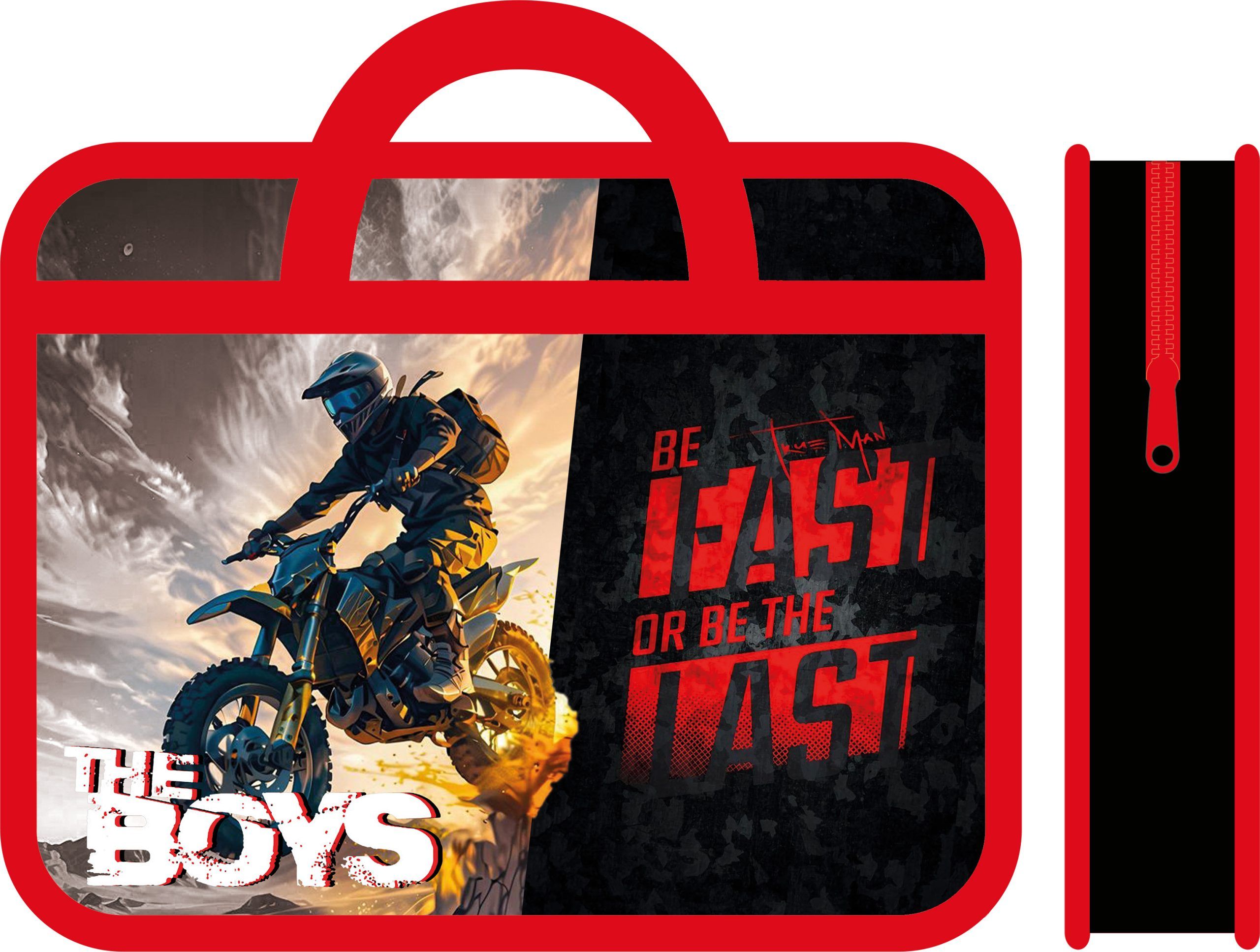 Папка пластиковая с ручками А4, широкая 330/260/100  САМЫЙ БЫСТРЫЙ 2026