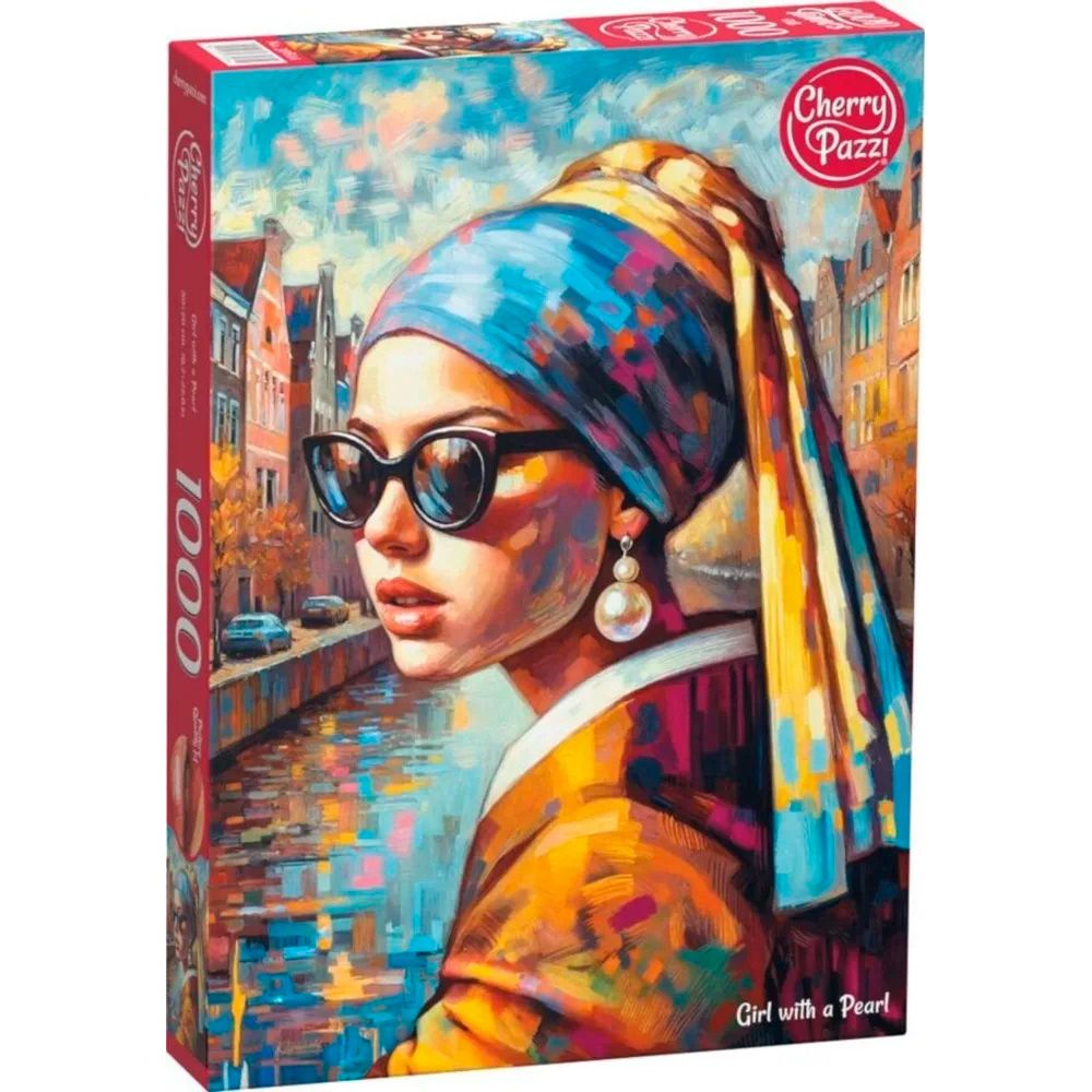 Обложка товара «Пазл 1000 дет. Девушка с жемчужиной Cherry PazzI»