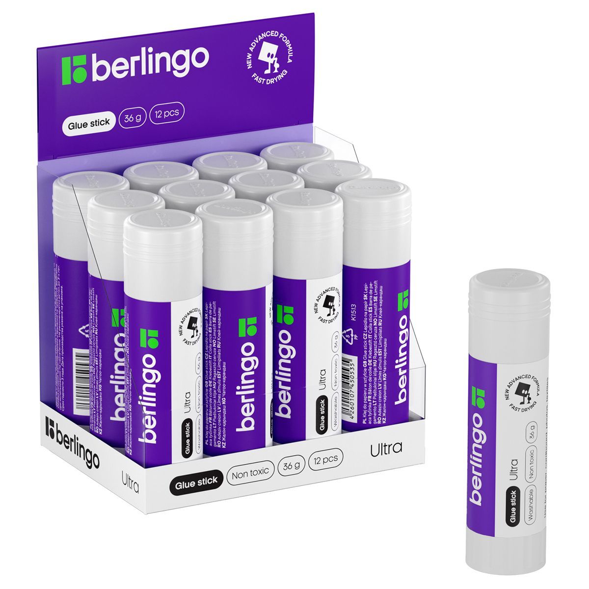 Обложка товара «Клей-карандаш Berlingo "Ultra", 36г, ПВП»