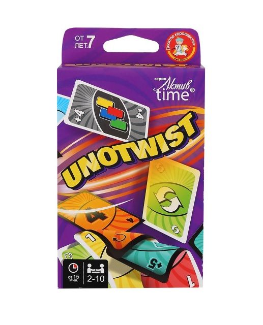 Обложка товара «Игра настольная "UNOTWIST" Актив time»