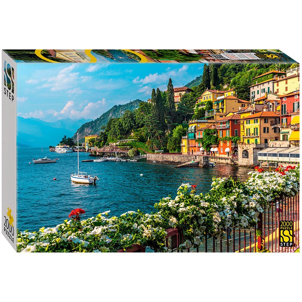 Обложка товара «Мозаика "puzzle" 2000 "Озеро Комо, Италия"»