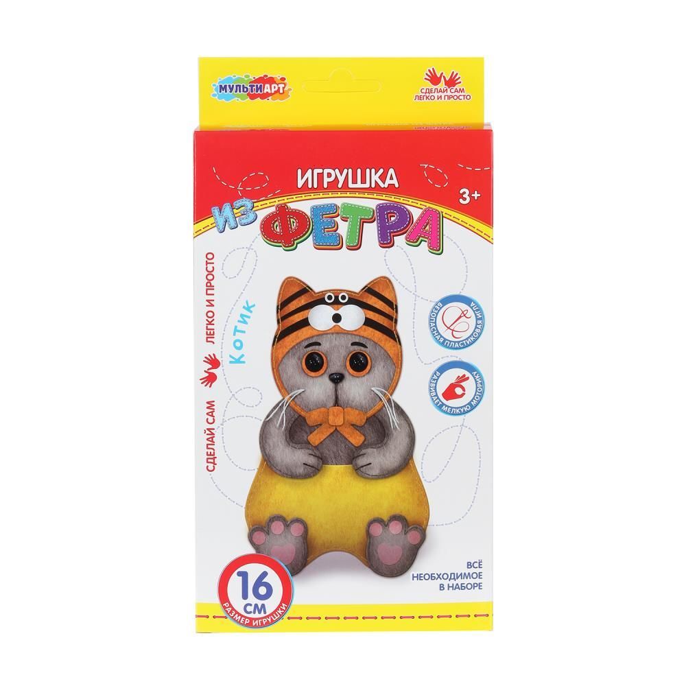 Обложка товара «Игрушка из фетра котик МУЛЬТИ АРТ»