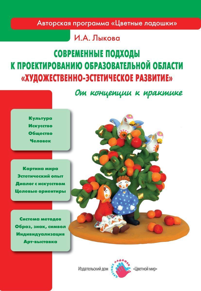 Обложка товара «ЦЛ.Современные подходы к проектированию образовательной области "Художественно-эстетическое развитие". Лыкова И.А.»