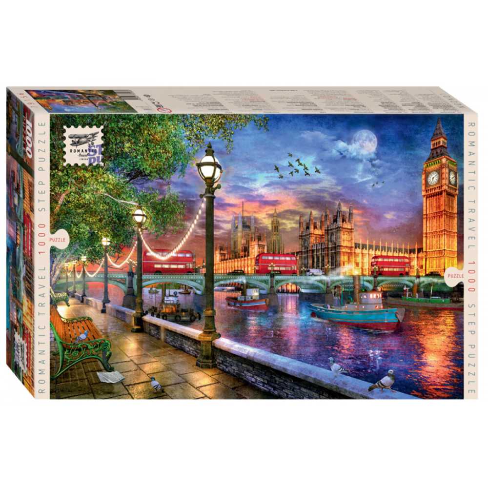 Обложка товара «Мозаика "puzzle" 1000 "Лондон" (Romantic Travel)»