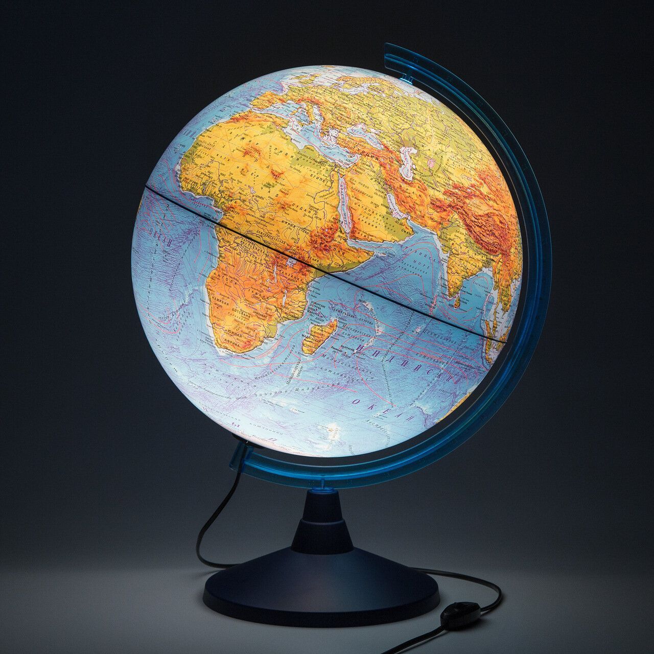 Глобус Земли физический 400мм.с подсветкой Классик Евро