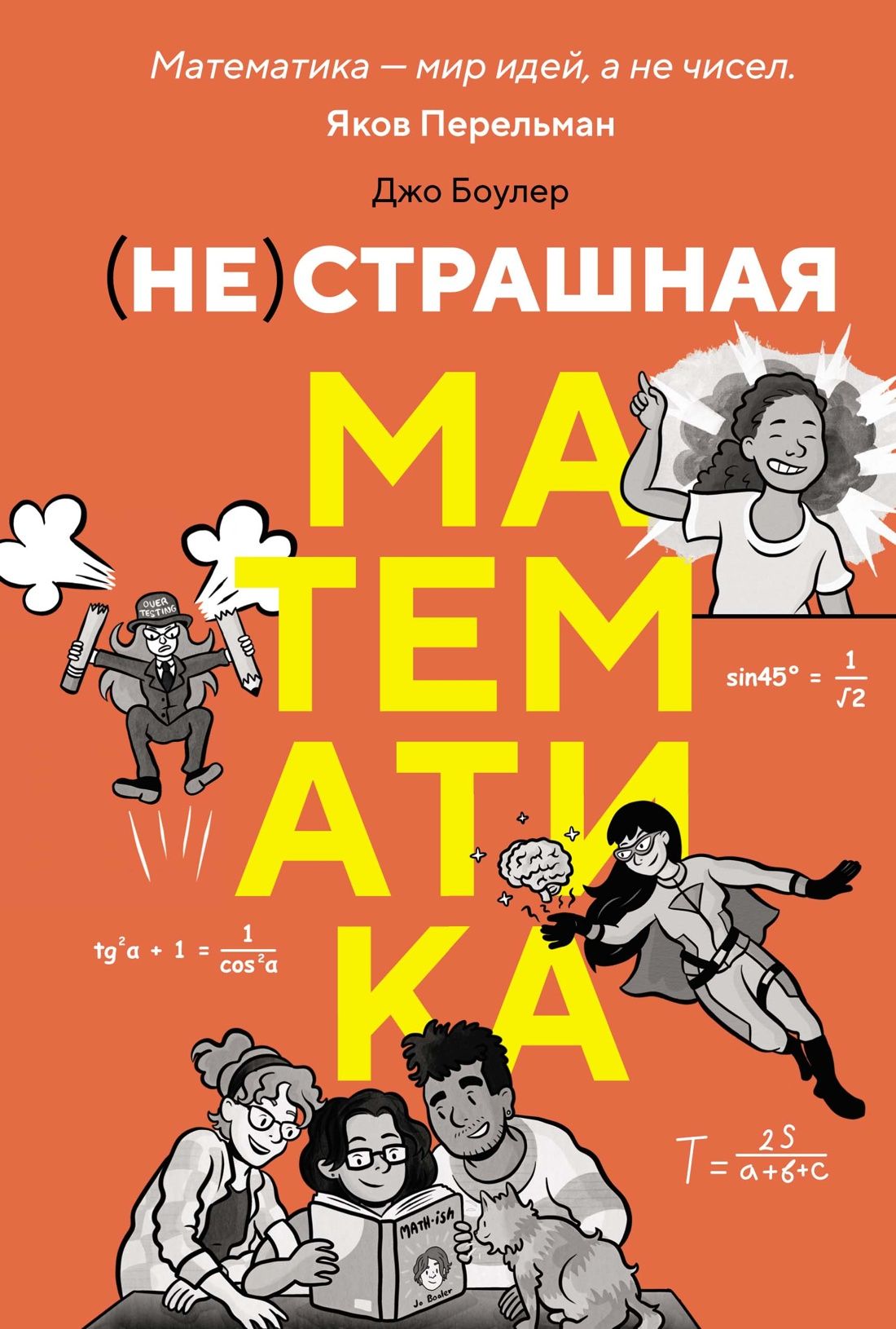 Обложка товара «(НЕ)страшная математика: как ее понять и прокачать свой мозг»